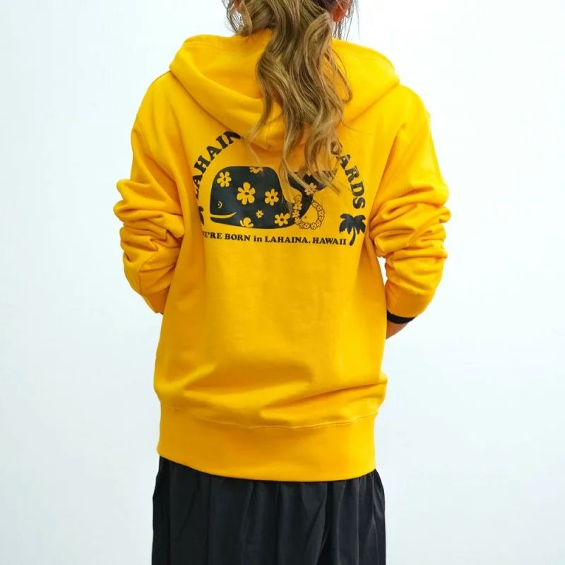 LAHAINA 半円花クジラジップパーカー | LAHAINA SURF&EARTH