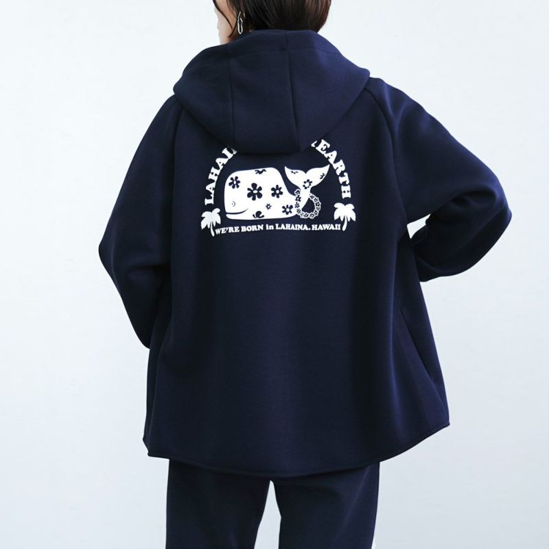 LAHAINA 復刻半円花クジラジップパーカー | LAHAINA SURF&EARTH