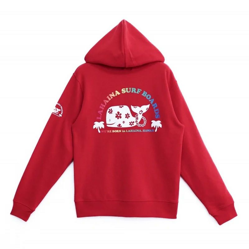 LAHAINA 復刻半円花クジラジップパーカー | LAHAINA SURF&EARTH